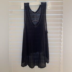 Free people black tank top